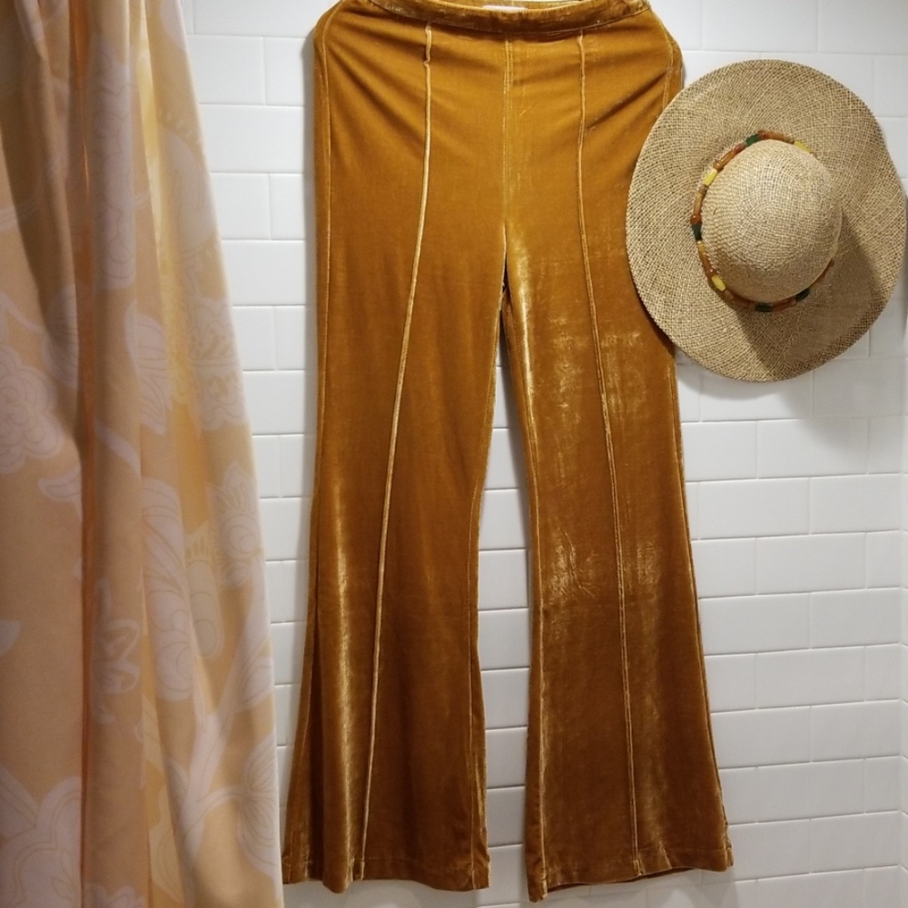 Velvet Flare Bottoms